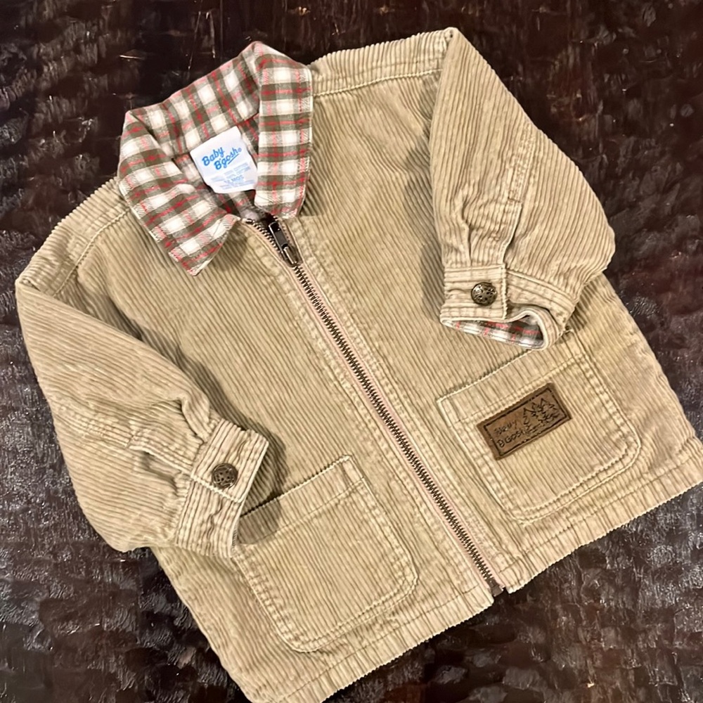 Baby B'gosh Tan Corduroy Jacket.  Size 12M.